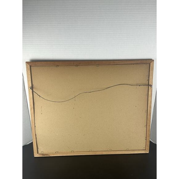 Vintage Landscape by Paul Detlefsen Mid Century Americana Print 18" X 14"(Frame) - Picture 8 of 8